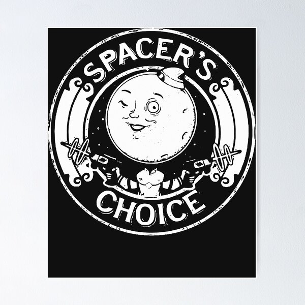 Spacers choice distressed white logo the outer worlds logo