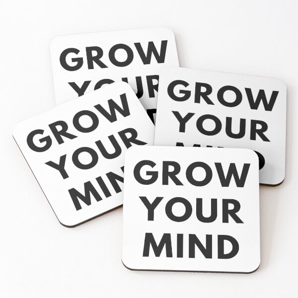 Item preview, Grow Your Mind Motivational Quote designed and sold by Trisha Banlasan.