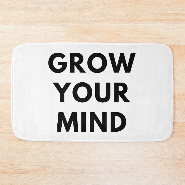 Item preview, Grow Your Mind Motivational Quote designed and sold by Trisha Banlasan.