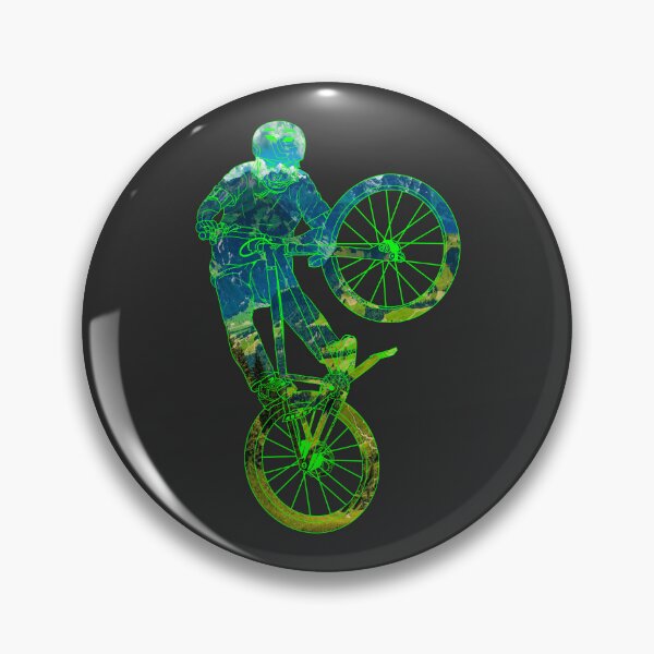Item preview, Cat Tabletop Bike Trick in Green Hills designed and sold by artOfCal013.