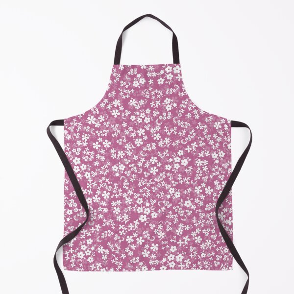 Item preview, Ditsy Bloom Floral Pattern in Peony Pink / Seamless repeat / randomized layout / medium scale  designed and sold by wild.geranium.design.