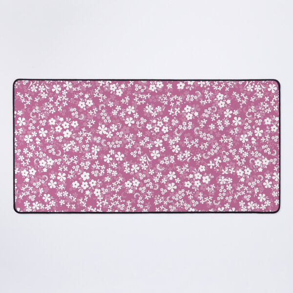 Item preview, Ditsy Bloom Floral Pattern in Peony Pink / Seamless repeat / randomized layout / medium scale  designed and sold by wild.geranium.design.