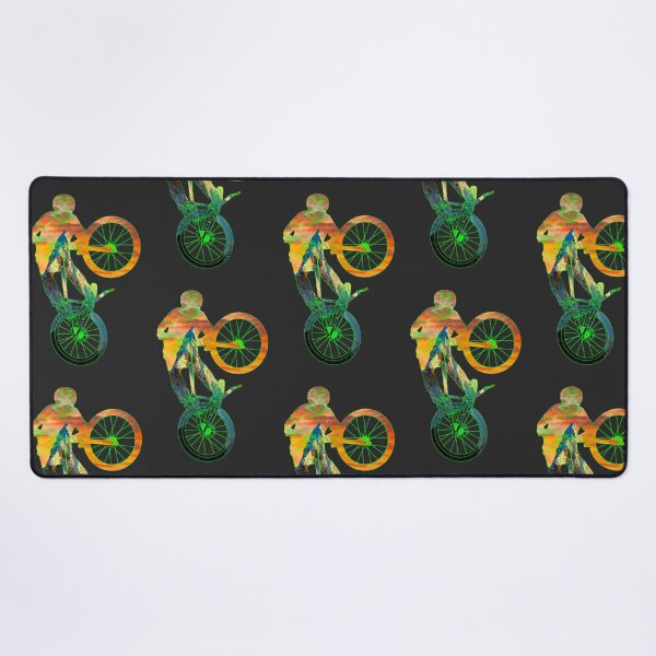 Item preview, Cat Tabletop Bike Trick in Himalayas Mountain Peak designed and sold by artOfCal013.