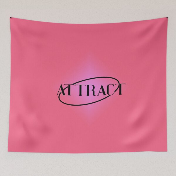 Item preview, Pink Attract Print designed and sold by KatyaDesigns.