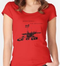 Mars Rover Opportunity: Trotzdem blieb sie bestehen Tailliertes Rundhals-Shirt