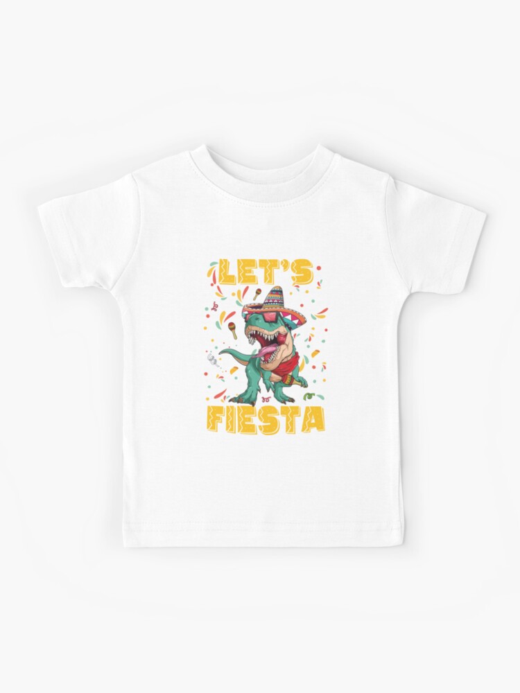 T Rex Cinco De Mayo Shirt Lets Fiesta Tyrannosaurus Dinosaur