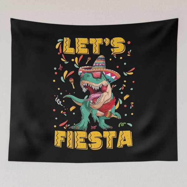 Item preview, Lets Fiesta T Rex Cinco De Mayo Tyrannosaurus Dinosaur designed and sold by Tatus Brinal.