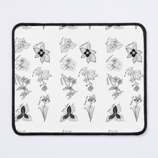 Item preview, Oregon Forest Spring - Black Outline designed and sold by Fernheart Designs.
