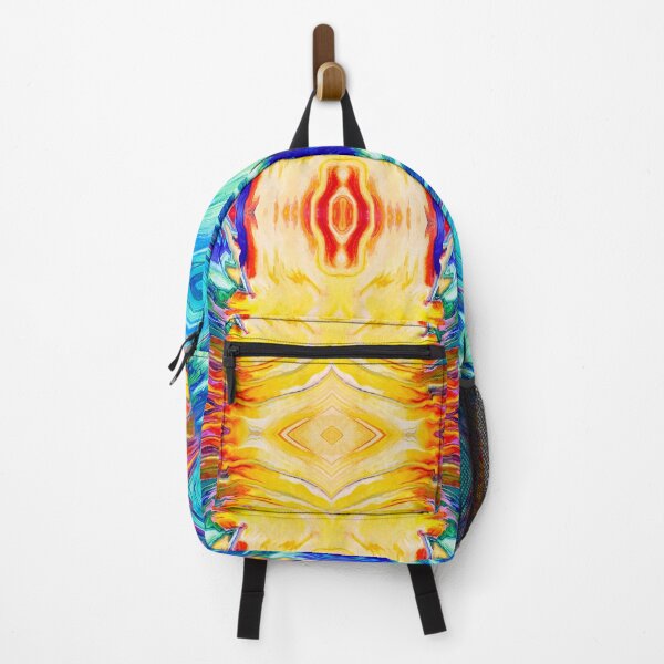 Item preview, Abstract Blue, Green, Yellow, Orange, and White Painting designed and sold by Creative-Voyage.