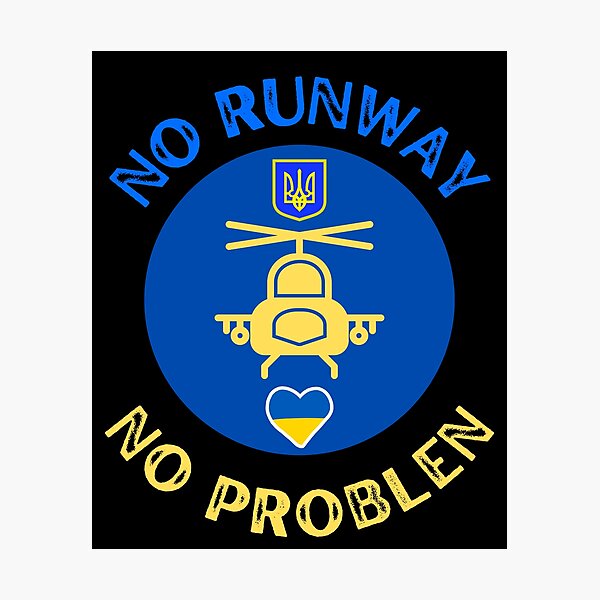 Item preview, No Runway No Problem designed and sold by WoodburyLake.