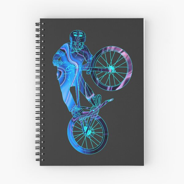 Item preview, Cat Tabletop Bike Trick in Acrylic Blue Marble designed and sold by artOfCal013.