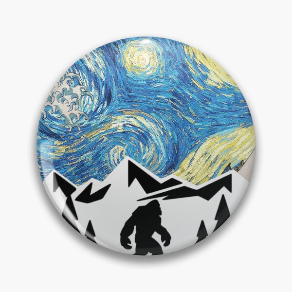 Item preview, bigfoot starry night designed and sold by Whitetailcrafts.