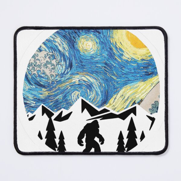 Item preview, bigfoot starry night designed and sold by Whitetailcrafts.
