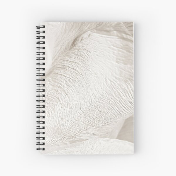 Delicate Whites Spiral Notebook