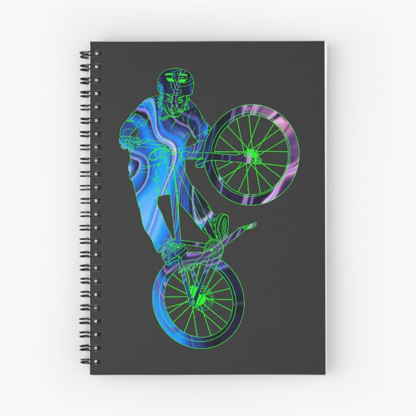 Item preview, Cat Tabletop Bike Trick in Acrylic Blue Purple Marble designed and sold by artOfCal013.