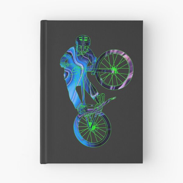 Item preview, Cat Tabletop Bike Trick in Acrylic Blue Purple Marble designed and sold by artOfCal013.