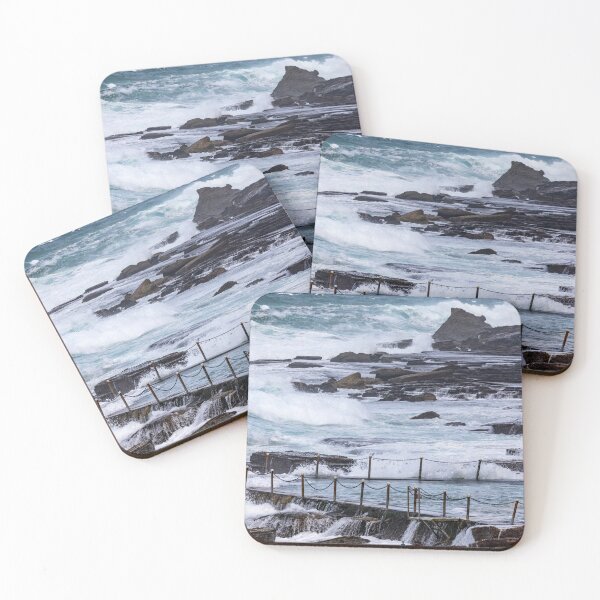 Item preview, Wild storms Avalon Beach Ocean Pool Australia designed and sold by Martin Berry Photography.
