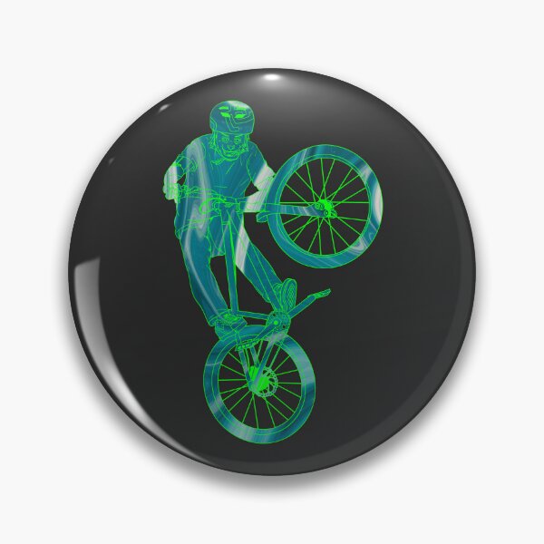 Item preview, Cat Tabletop Bike Trick in Acrylic Green Marble designed and sold by artOfCal013.