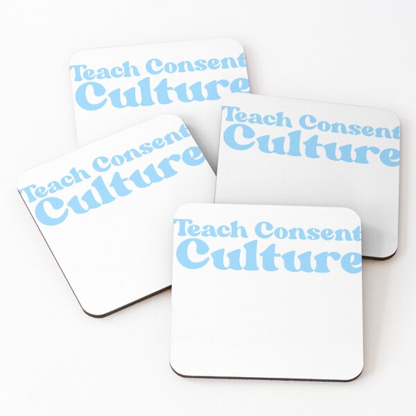 Item preview, Baby Blue Teach Consent Culture designed and sold by jessicaleah15.