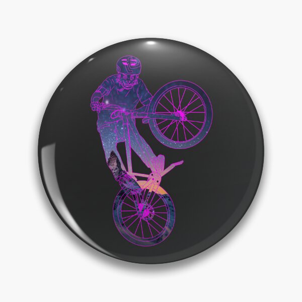 Item preview, Cat Tabletop Bike Trick in Mountain under Stars designed and sold by artOfCal013.