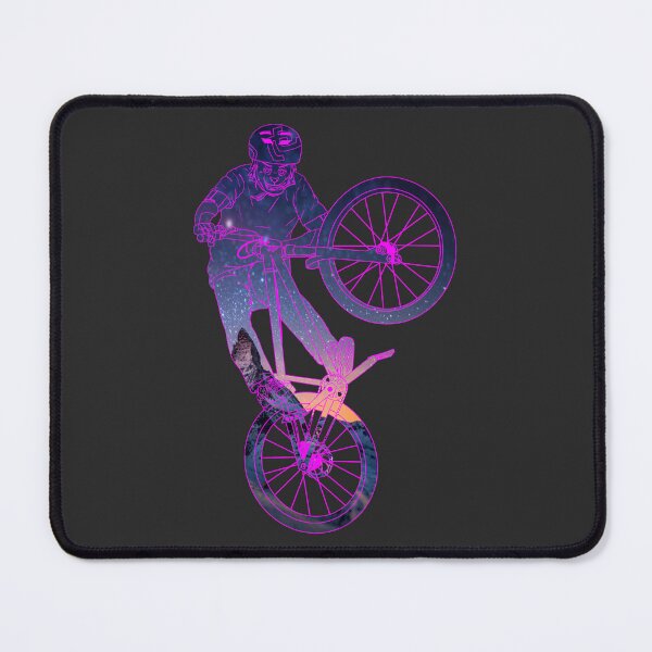 Item preview, Cat Tabletop Bike Trick in Mountain under Stars designed and sold by artOfCal013.