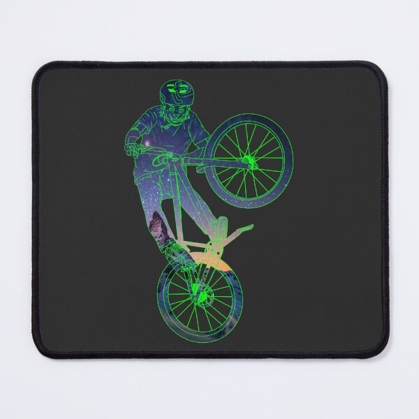 Item preview, Cat Tabletop Bike Trick in Mountain under Stars designed and sold by artOfCal013.