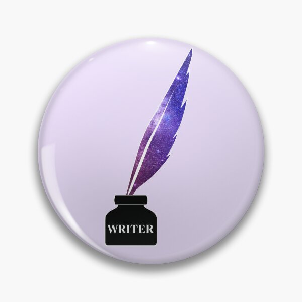 Item preview, Writer Quill and Ink (Deep Space Gradient) designed and sold by MaggieWolff24.