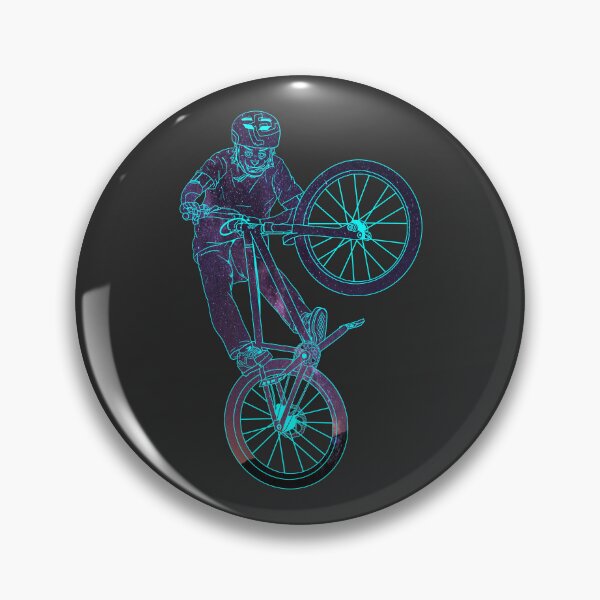 Item preview, Cat Tabletop Bike Trick in Purple Starry Sky designed and sold by artOfCal013.