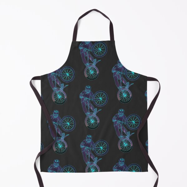 Item preview, Cat Tabletop Bike Trick in Purple Starry Sky designed and sold by artOfCal013.