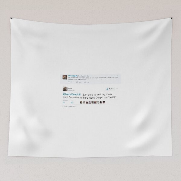Item preview, neck deep tweet designed and sold by CalumReid.