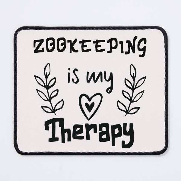 Item preview, Zookeeping Is My Therapy, Zoo Quote, Funny Zookeeping, Zookeeper African Savanna Animal designed and sold by Aerial Addicts.