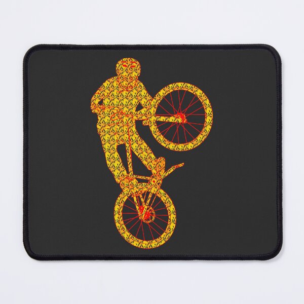 Item preview, Cat Tabletop Bike Trick in Blazing Fire designed and sold by artOfCal013.