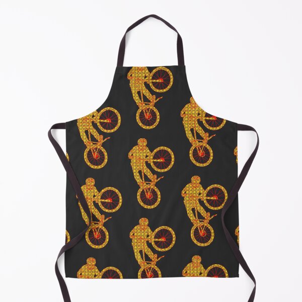 Item preview, Cat Tabletop Bike Trick in Blazing Fire designed and sold by artOfCal013.