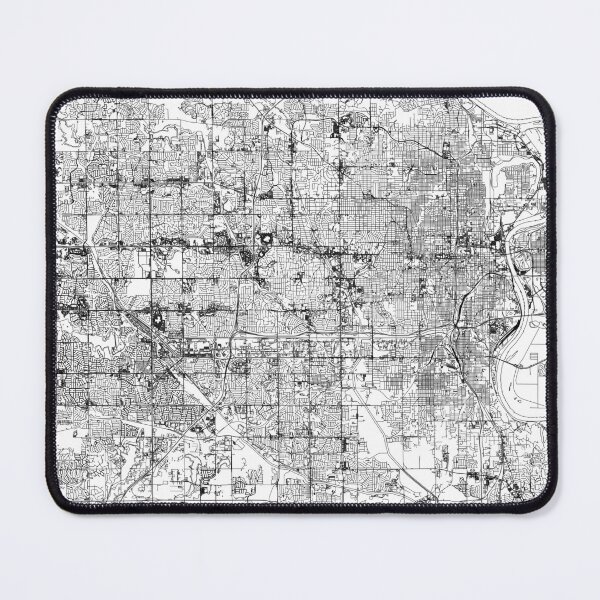 Item preview, Omaha White Map designed and sold by multiplicitymap.
