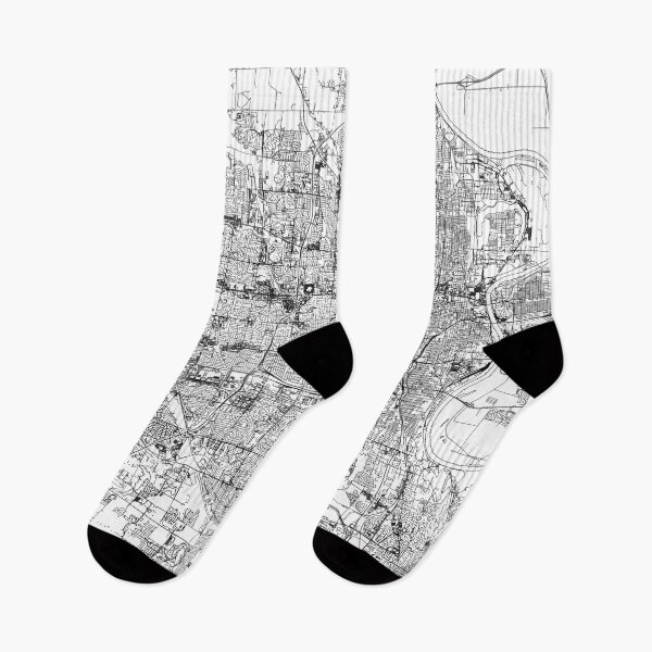 Item preview, Omaha White Map designed and sold by multiplicitymap.