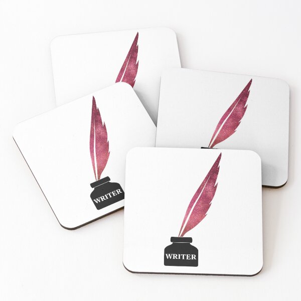 Item preview, Writer Quill and Ink (Red Spark Gradient) designed and sold by MaggieWolff24.