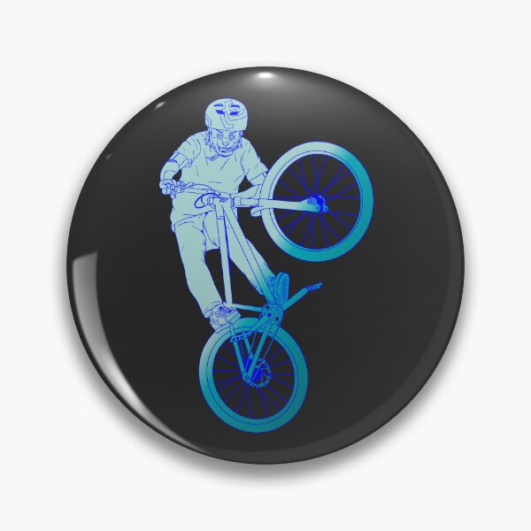 Item preview, Cat Tabletop Bike Trick in Aqua Colors designed and sold by artOfCal013.