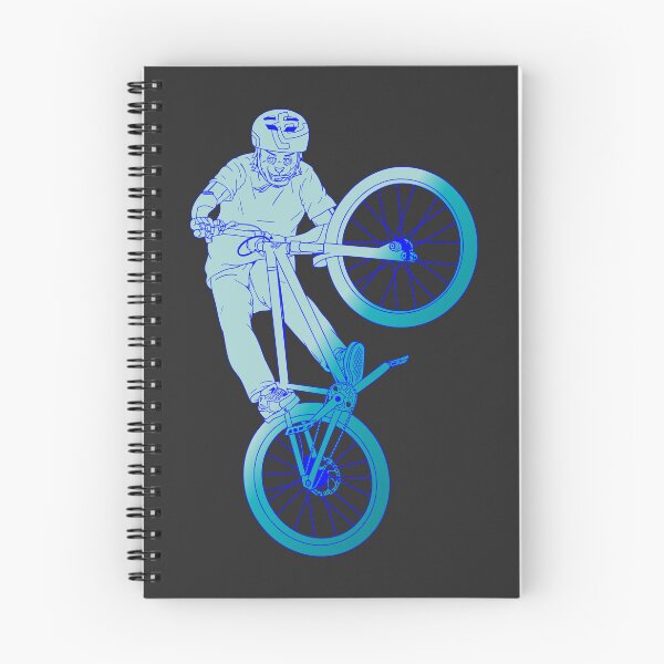 Item preview, Cat Tabletop Bike Trick in Aqua Colors designed and sold by artOfCal013.