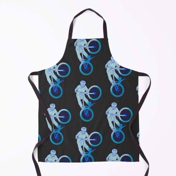 Item preview, Cat Tabletop Bike Trick in Aqua Colors designed and sold by artOfCal013.