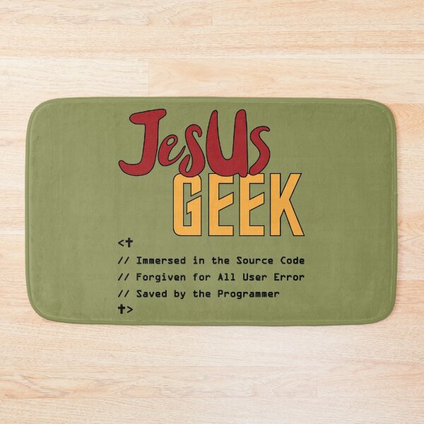 Item preview, Jesus Geek (Black Text) designed and sold by GatorDesign.