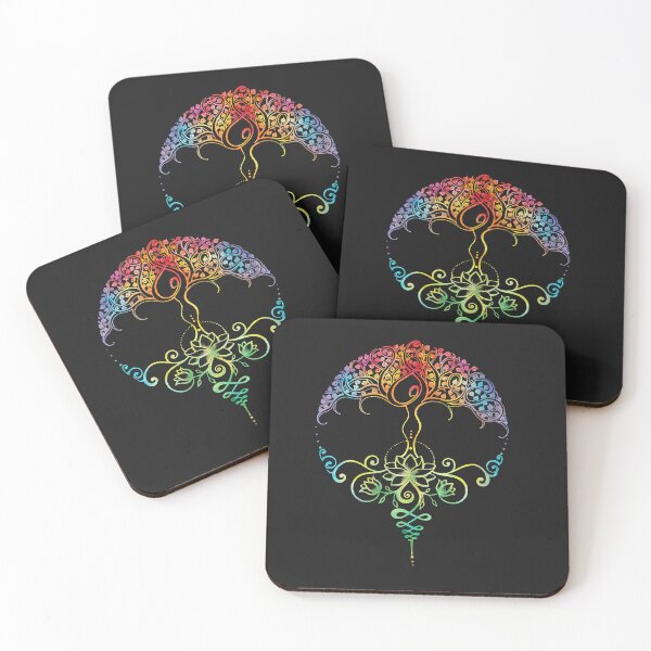 Item preview, Womens Mandala Lotus Unalome Tree of Life designed and sold by JeffDavi12.