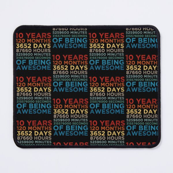 Item preview, Kids 10th Birthday 10 Years Old Vintage Retro 120 Months Boys And Girls designed and sold by pedrored369.