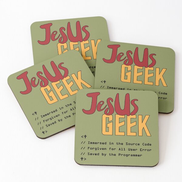 Item preview, Jesus Geek (Black Text) designed and sold by GatorDesign.