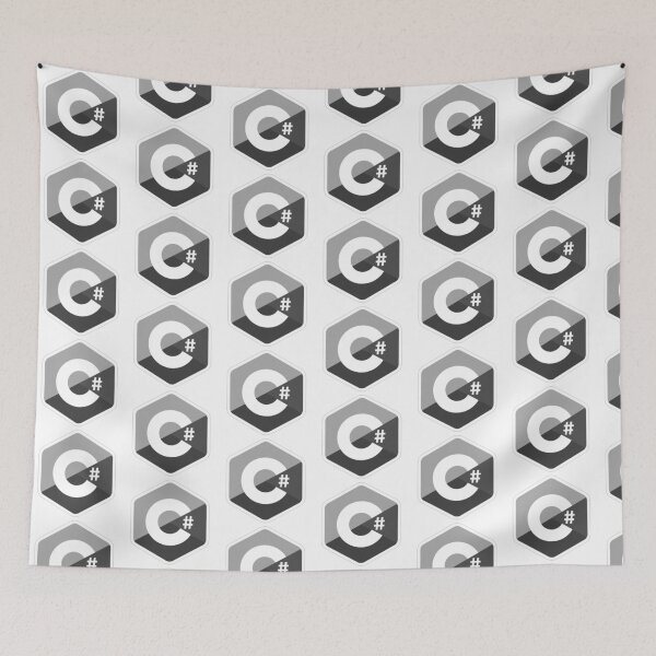 Item preview, c # c sharp black designed and sold by yourgeekside.