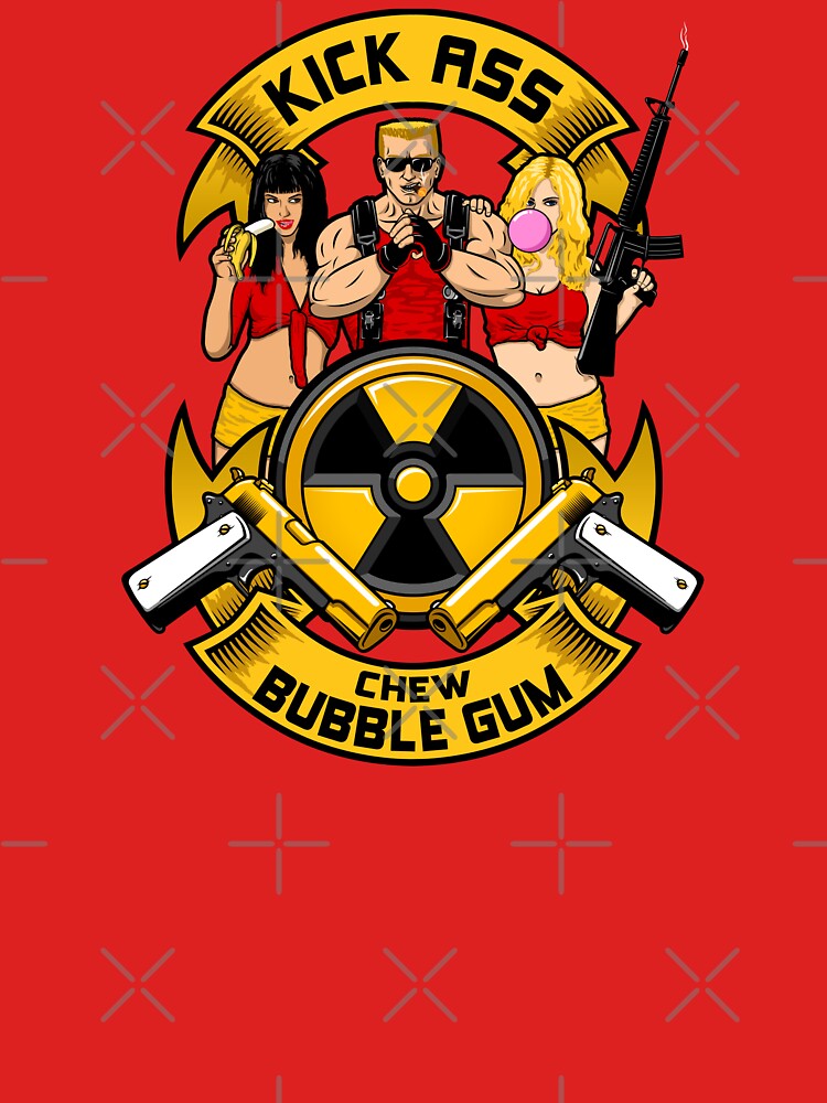 Kick ass! Chew bubble gum! by RevolutionGFX