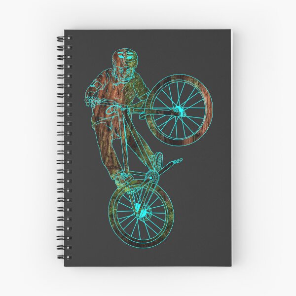 Item preview, Cat Tabletop Bike Trick in Redwoods Forest designed and sold by artOfCal013.