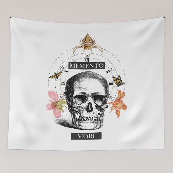 Item preview, Memento Mori Skull Stoicism Philosophy Art designed and sold by MrEddie10.
