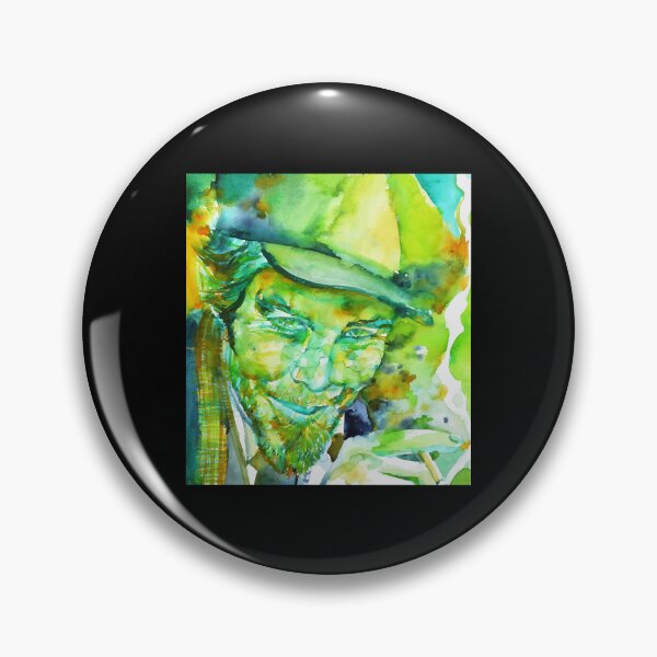 Item preview, TOM WAITS watercolor portrait .1  designed and sold by AmyDomi1027884.