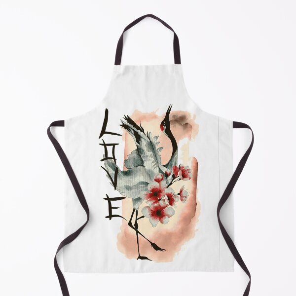 Item preview, Red Crowned Crane Japanese Art Style designed and sold by joseech.