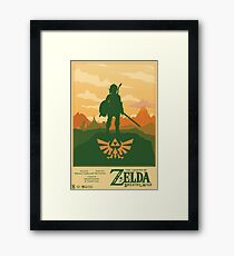 Legend of Zelda: Breath of the Wild Poster Framed Print